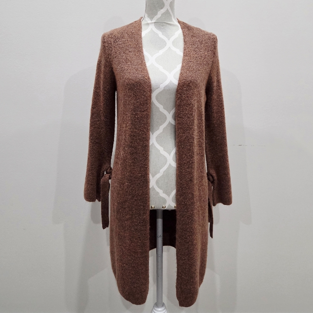 Only Women's Tan Open-Front Cardigan